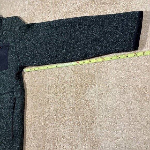 Dockers Windbreaker Men's X-Large Charcoal Gray Full Zip w/ Chest Pocket Zip - Picture 6 of 6